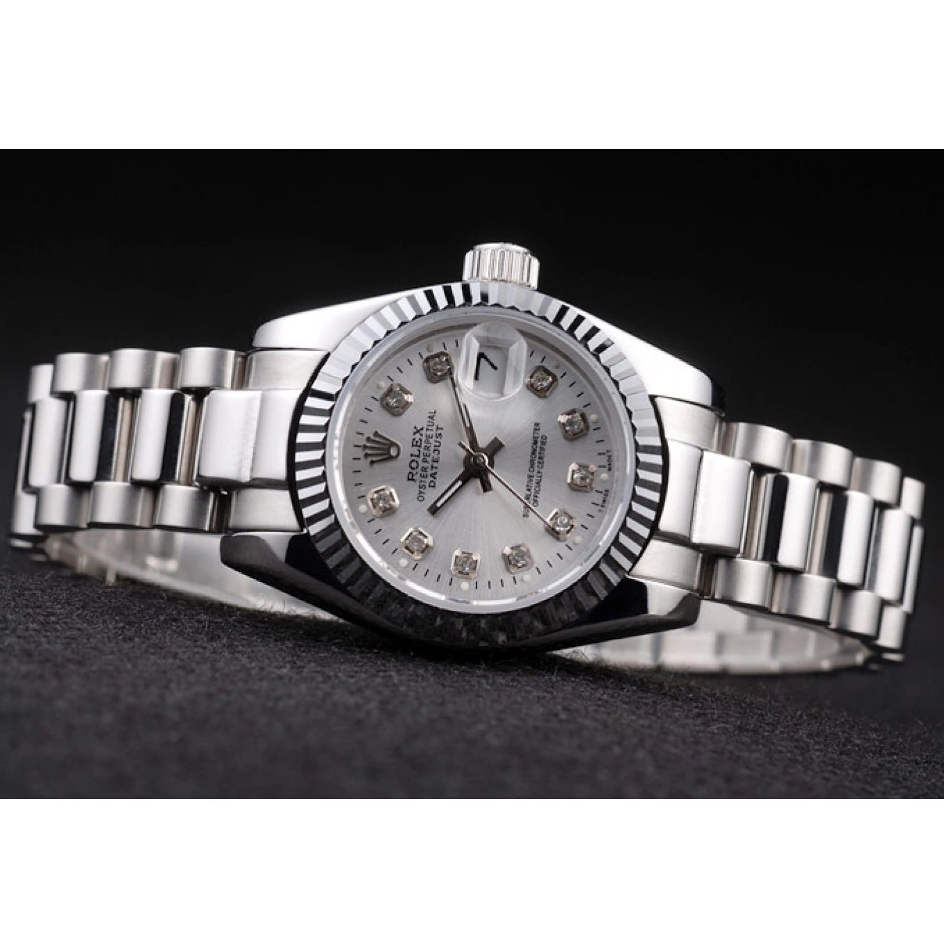 Good Copy Rolex Watches Polished Datejust Steel Rolex Dial Silver Stainless 0522